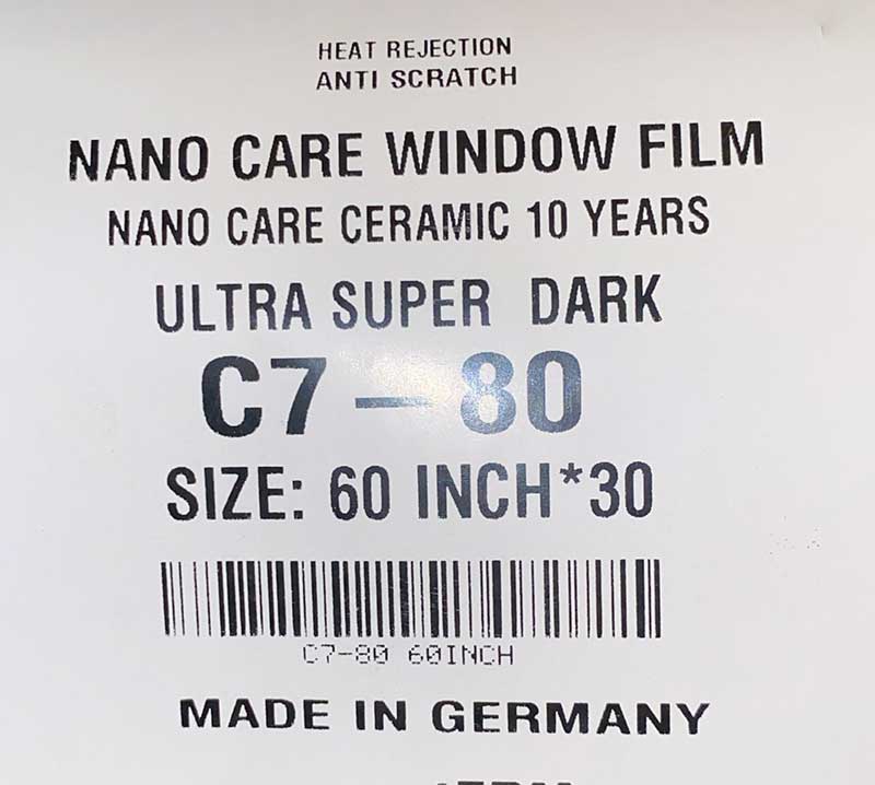 Nano Care Window Film